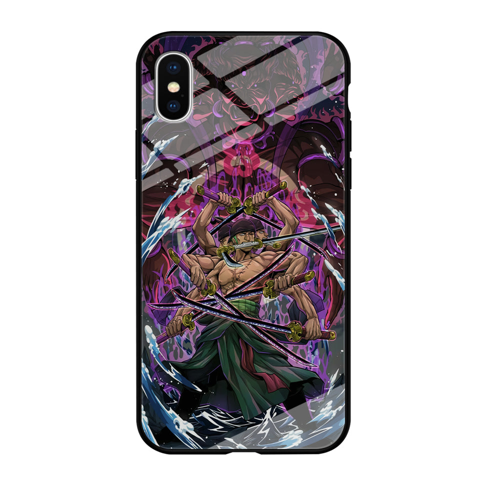 Zoro Ashura Sword Style iPhone XS Case