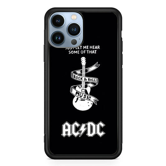 ACDC Let Me Hear iPhone 15 Pro Case - Carneyforia