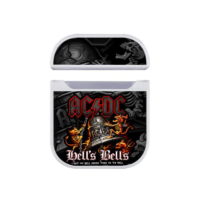 ACDC Take The Holy bell Apple Airpods Case White