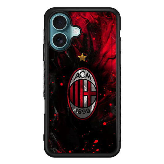 AC Milan Red from Nature iPhone 16 Plus Case