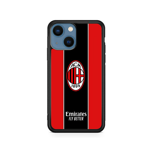AC Milan Stripe of Jersey iPhone 15 Plus Case