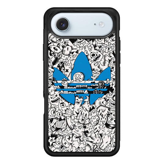 Adidas B&W Doodle iPhone 17 Air Case