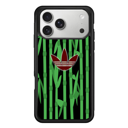 Adidas Bamboo Maroon Logo iPhone 17 Pro Max Case