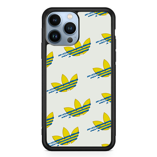 Adidas Doodle Fly Paint Blue iPhone 15 Pro Case - Carneyforia