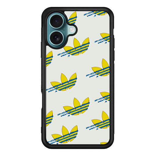 Adidas Doodle Fly Paint Blue iPhone 17 Case