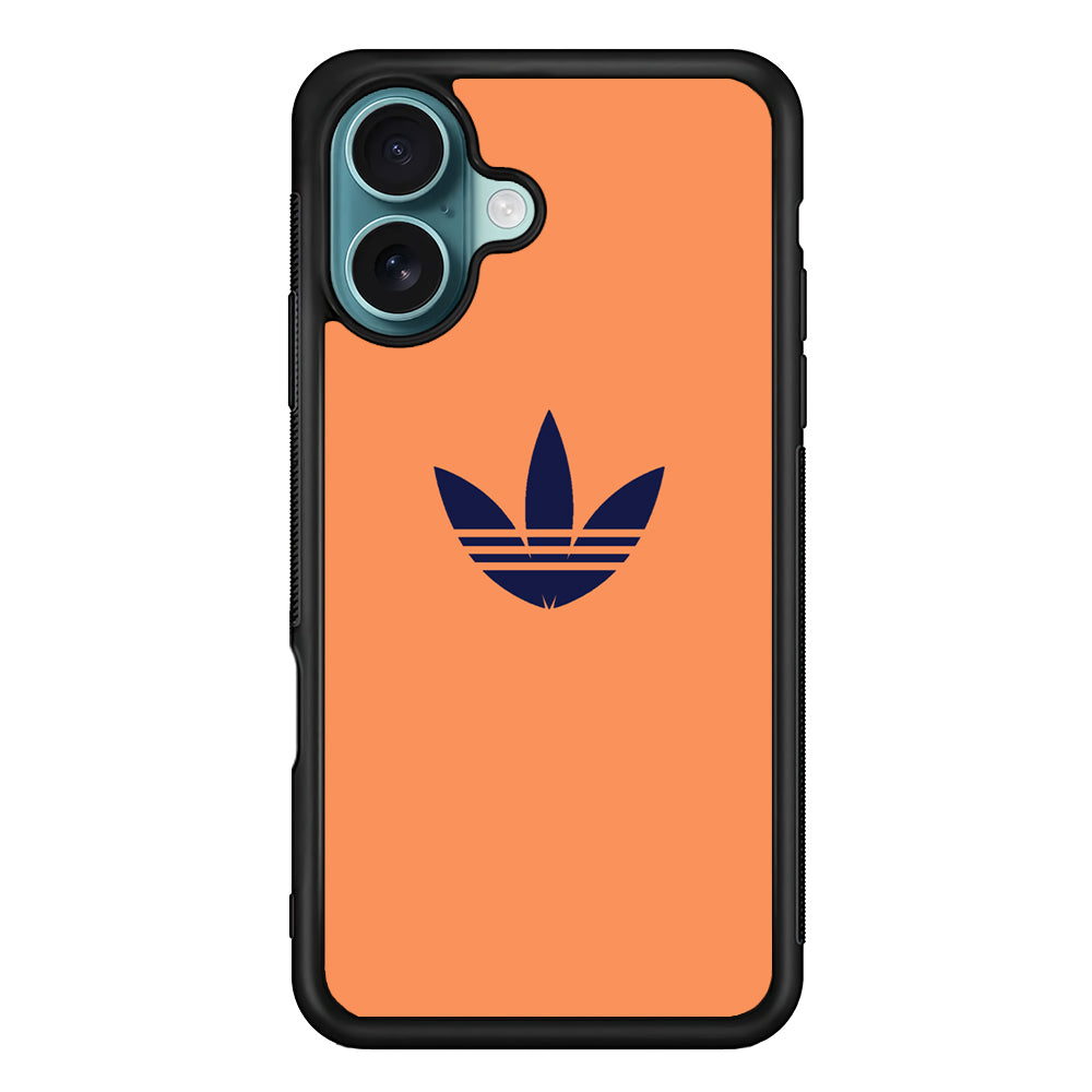 Adidas Logo Light Salmon Orange iPhone 17 Case