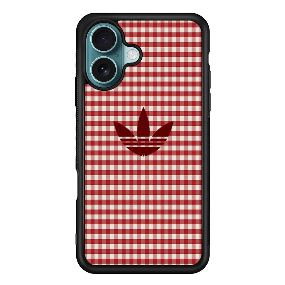 Adidas Red Flannel iPhone 17 Case