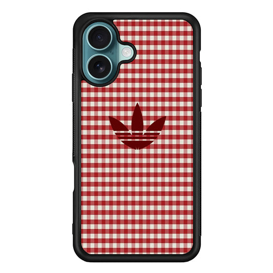 Adidas Red Flannel iPhone 17 Case