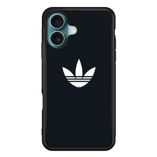 Adidas Space Grey White Logo iPhone 17 Case
