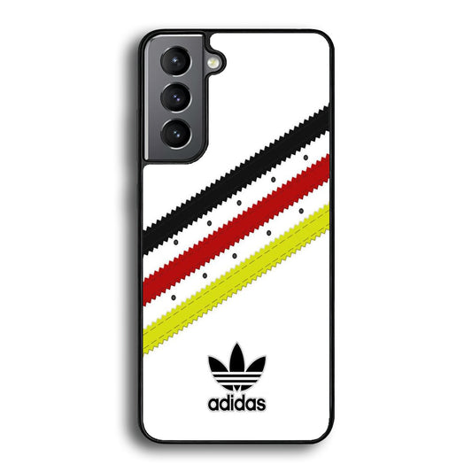 Adidas White Stripe Black Red Yellow Samsung Galaxy A15 Case - Carneyforia