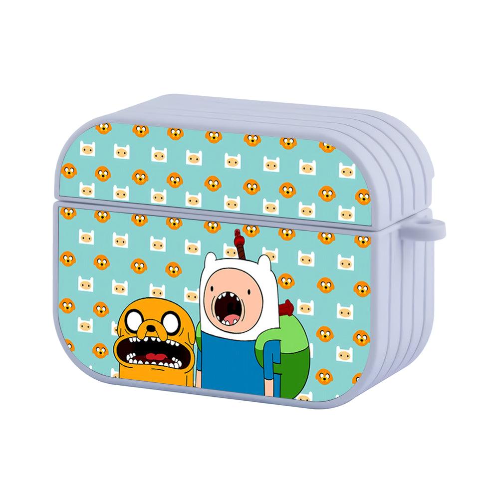Adventure Time Amazed Face Apple Airpods Pro Case White