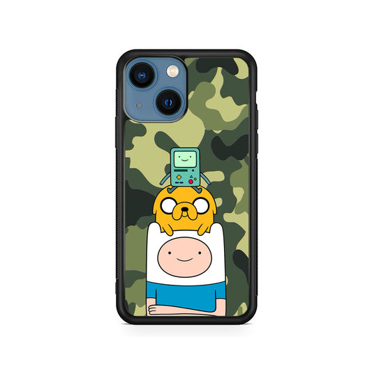 Adventure Time Camo Green iPhone 14 Case