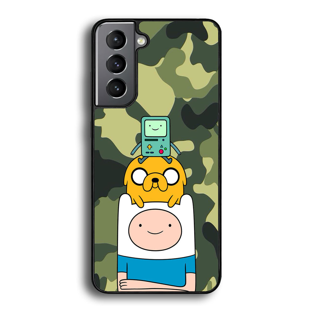 Adventure Time Camo Green Samsung Galaxy A15 Case - Carneyforia