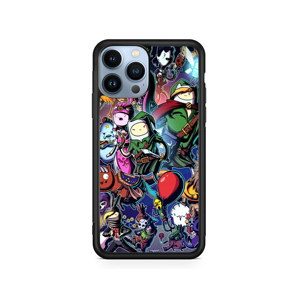 Adventure Time Classic War iPhone 14 Pro Case