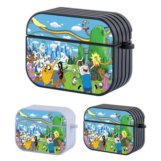 Adventure Time Dancing on Village Apple Airpods Pro 3 Case-Carneyforia