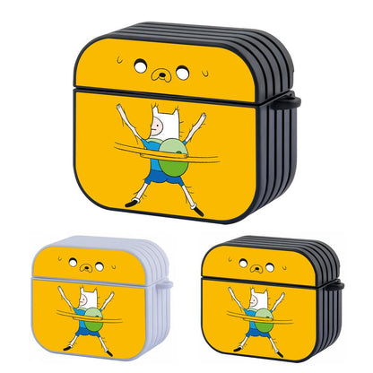 Adventure Time Finn and Jake Bro Hug Apple Airpods 4 Case