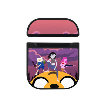 Adventure Time Form After Fight Apple Airpods Case Black