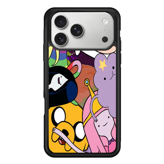 Adventure Time Happy Team iPhone 17 Pro Max Case