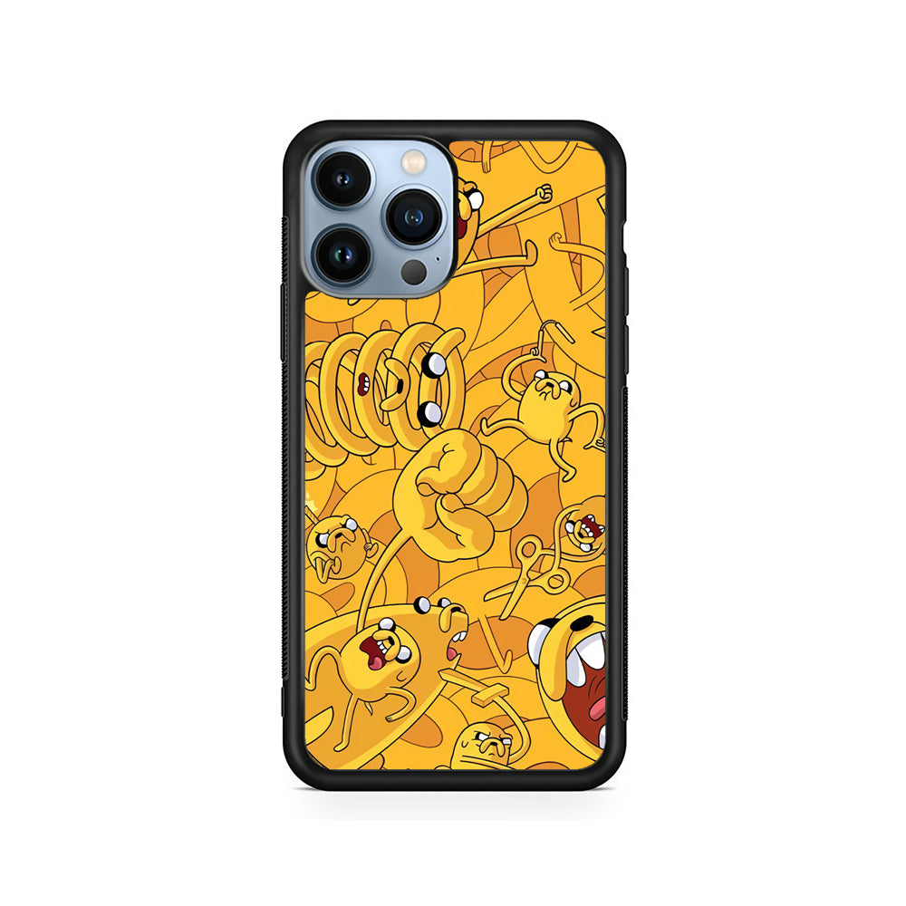 Adventure Time Jake Transformation iPhone 14 Pro Max Case