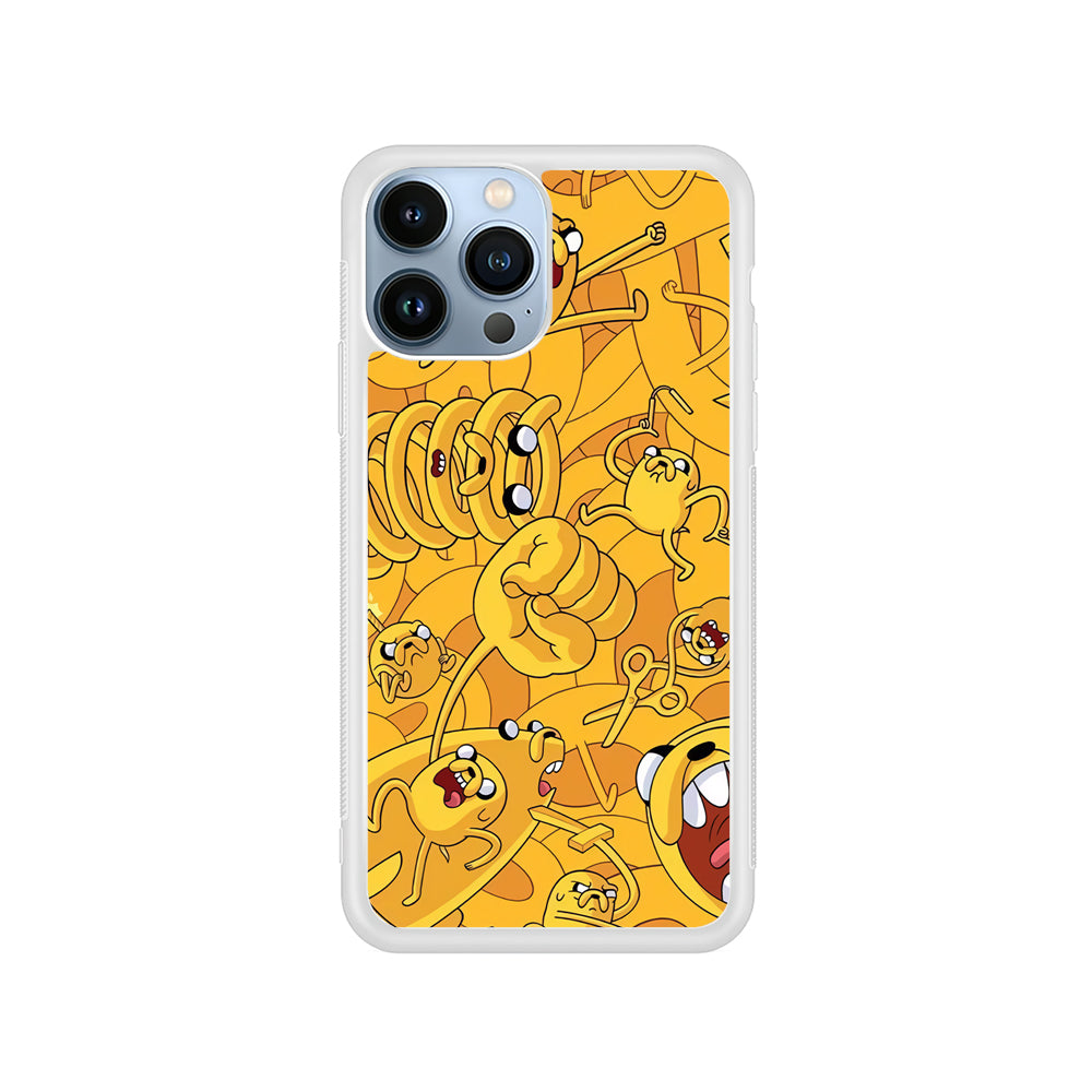 Adventure Time Jake Transformation iPhone 14 Pro Max Case