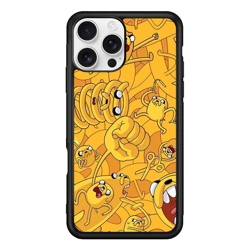 Adventure Time Jake Transformation iPhone 16 Pro Case