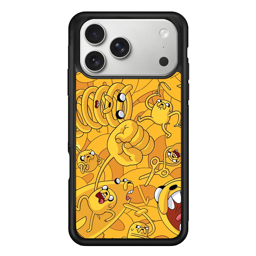 Adventure Time Jake Transformation iPhone 17 Pro Max Case