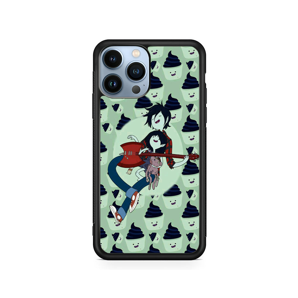 Adventure Time Marshall Lee Playing Guitar iPhone 14 Pro Case