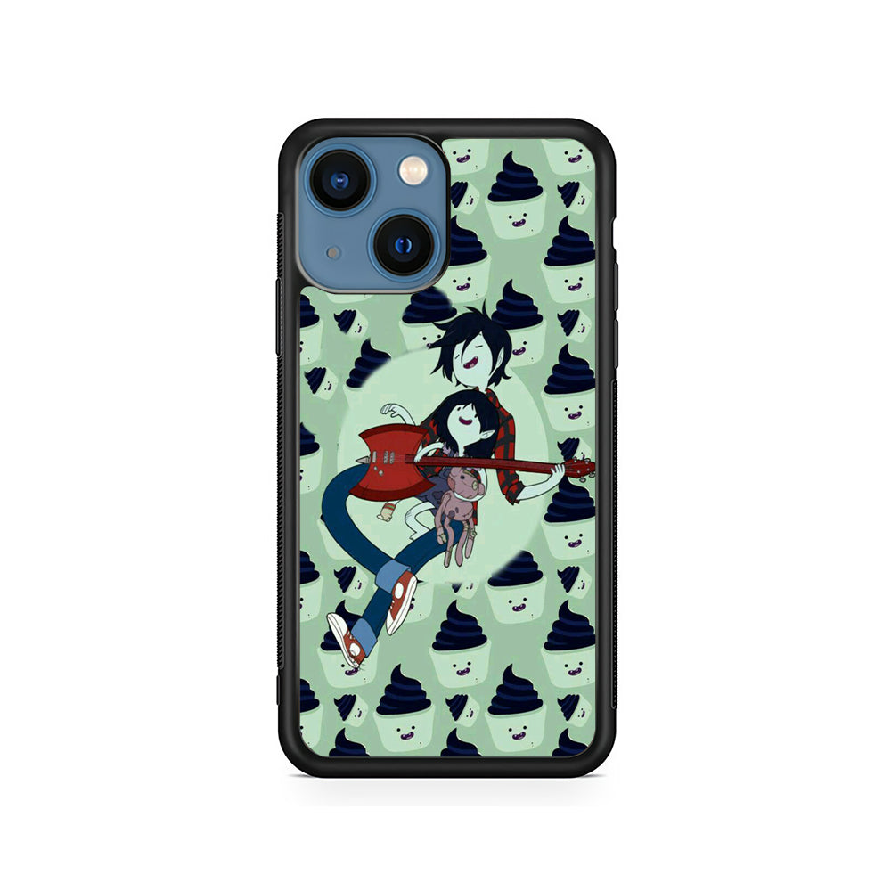 Adventure Time Marshall Lee Playing Guitar iPhone 14 Plus Case - Carneyforia