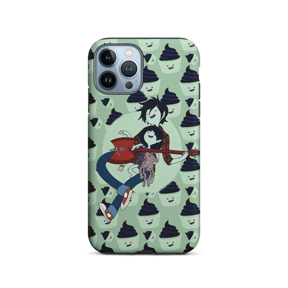 Adventure Time Marshall Lee Playing Guitar iPhone 15 Pro Case