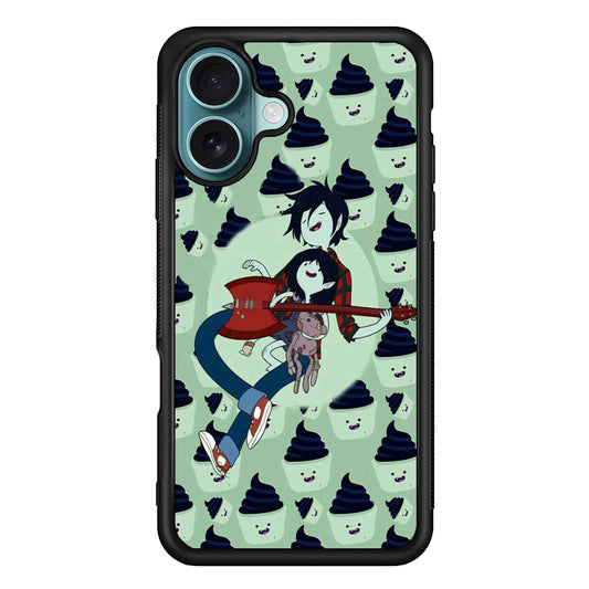 Adventure Time Marshall Lee Playing Guitar iPhone 16 Plus Case