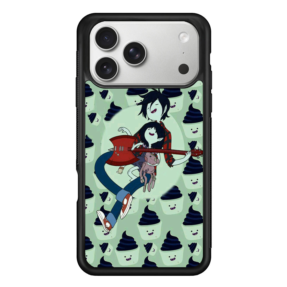 Adventure Time Marshall Lee Playing Guitar iPhone 17 Pro Max Case