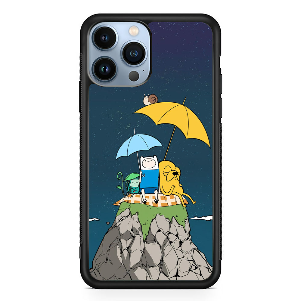 Adventure Time Night Vacation iPhone 15 Pro Case - Carneyforia