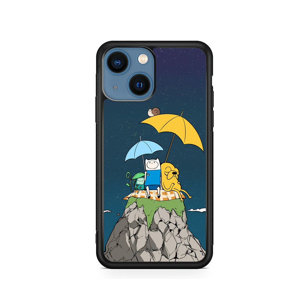 Adventure Time Night Vacation iPhone 14 Plus Case