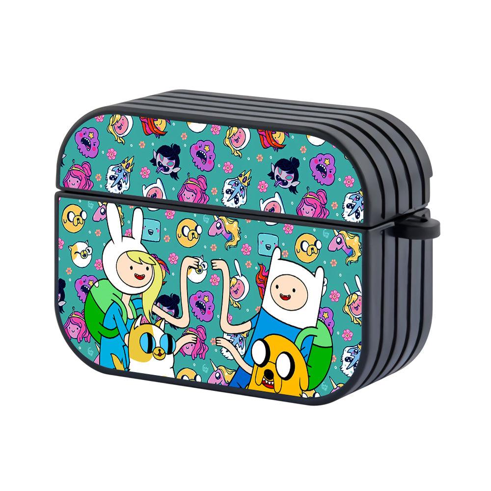 Adventure Time The Great Two Teams Apple Airpods Pro 2 Case Black