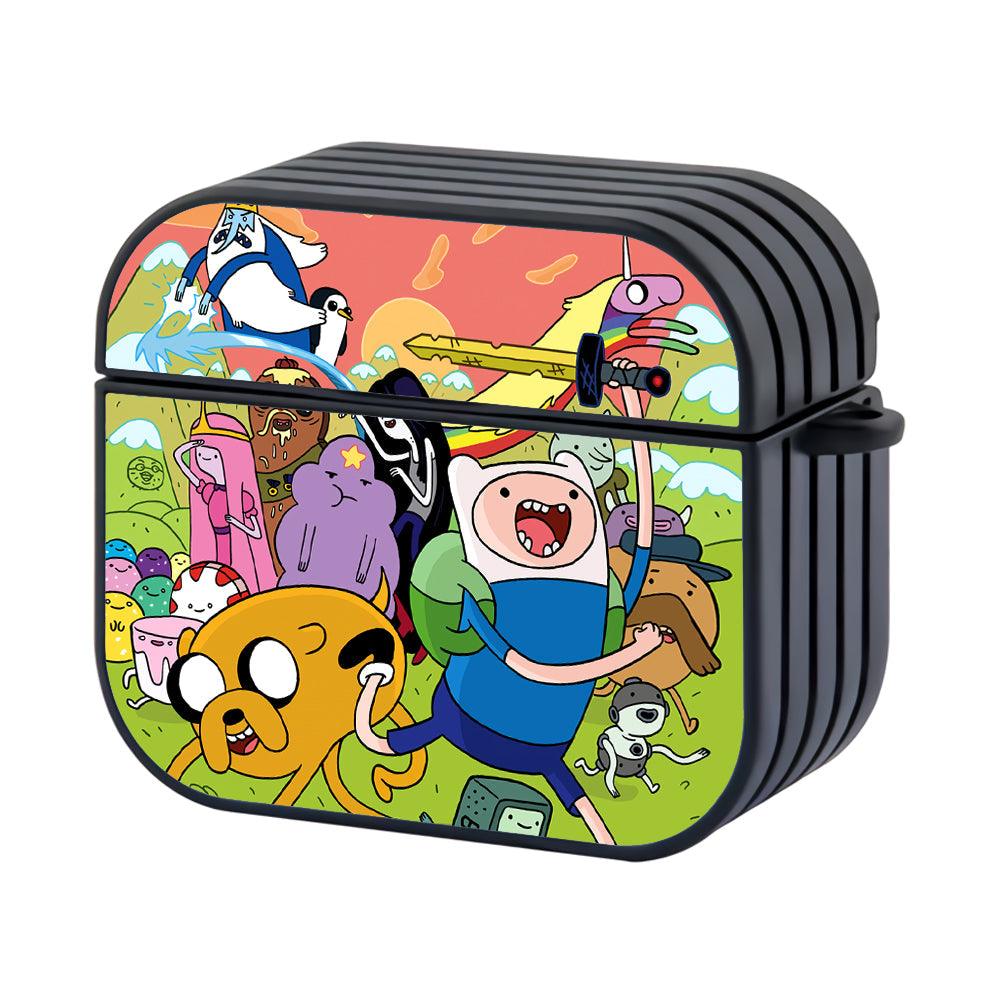 Adventure Time Vibes on The Battle Apple Airpods 4 Case Black