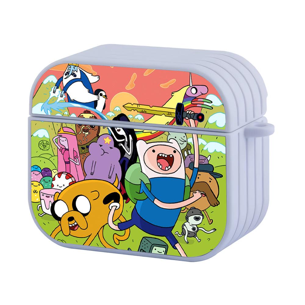 Adventure Time Vibes on The Battle Apple Airpods 4 Case White