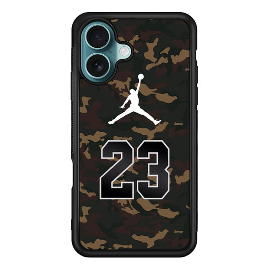Air Jordan 23 Dark Green Camo iPhone 17 Case
