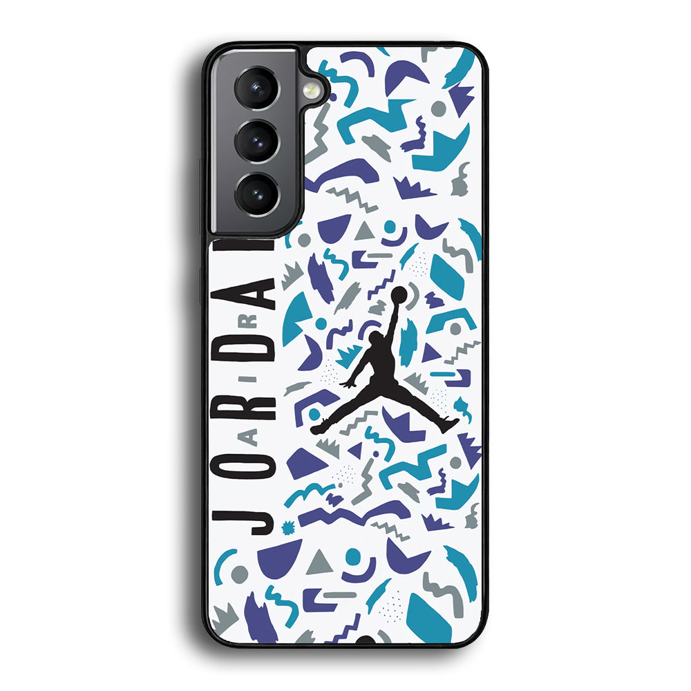 Air Jordan Abstract Of Shapes Samsung Galaxy A15 Case - Carneyforia