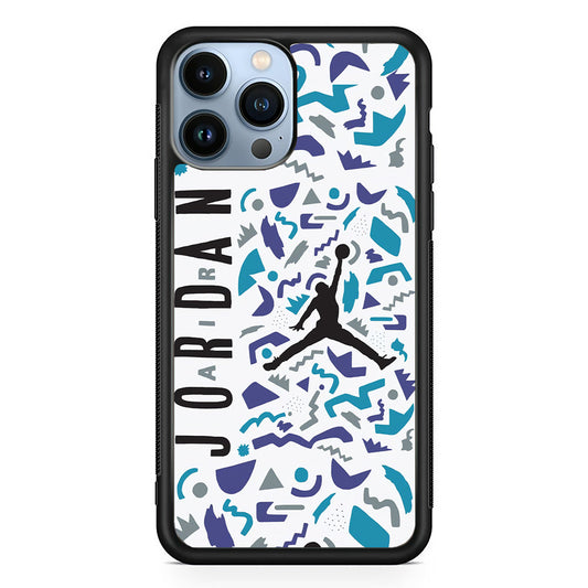 Air Jordan Abstract Of Shapes iPhone 15 Pro Case - Carneyforia