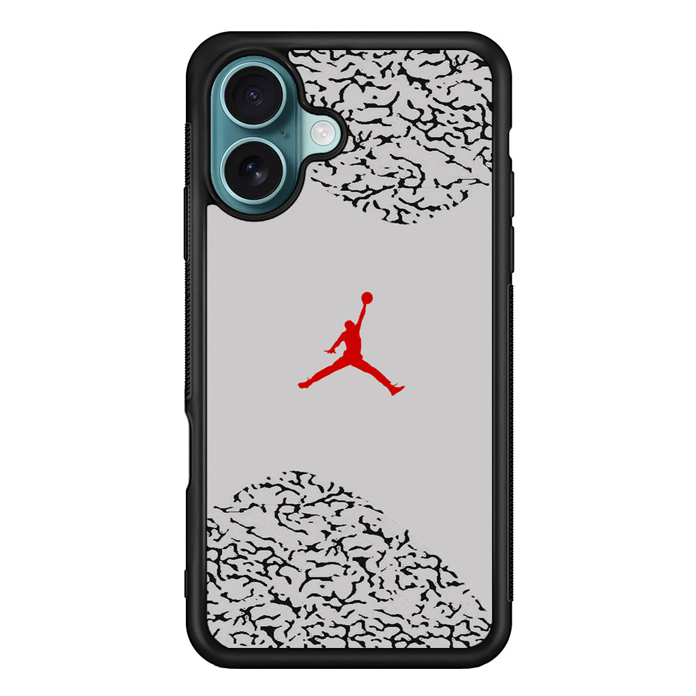 Air Jordan Cement Grey iPhone 17 Case