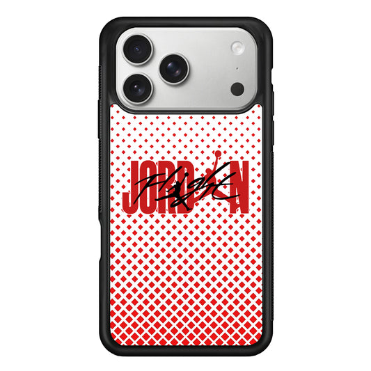 Air Jordan Diamond Shape Gradation iPhone 17 Pro Max Case