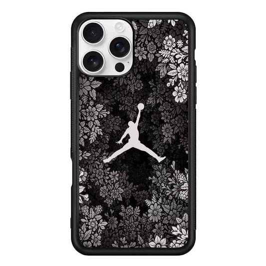 Air Jordan Flower On Winter iPhone 16 Pro Max Case