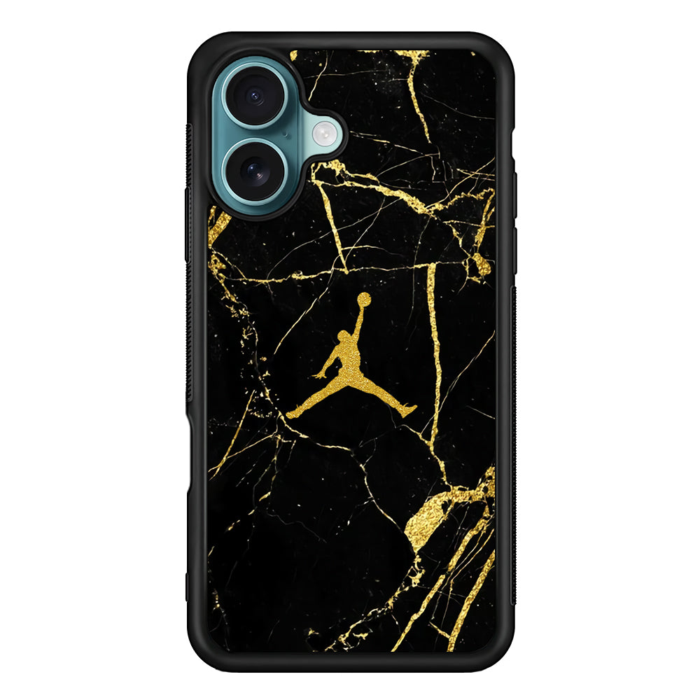 Air Jordan Golden Root Marble iPhone 17 Case