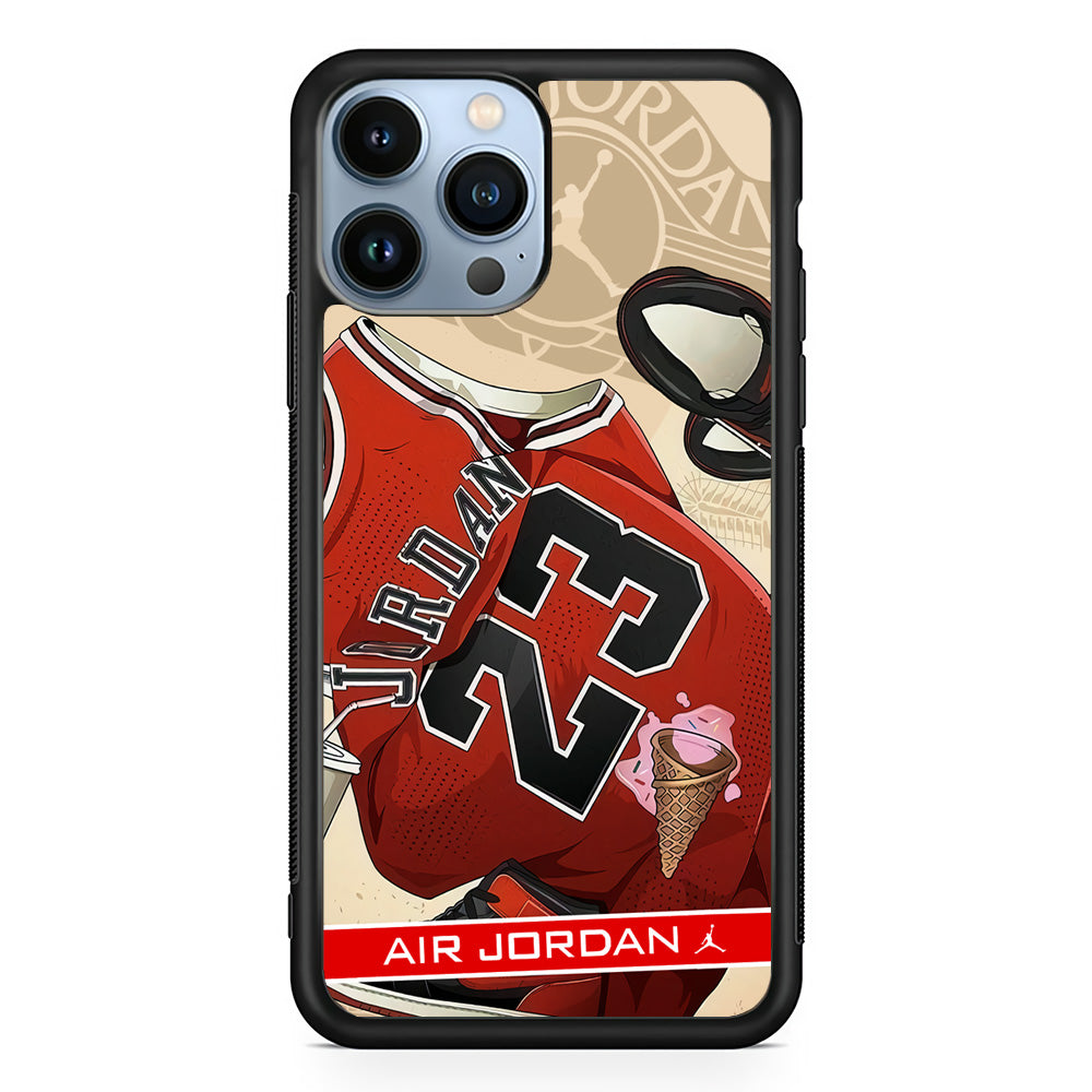 Air Jordan Iconic Jersey iPhone 15 Pro Case - Carneyforia