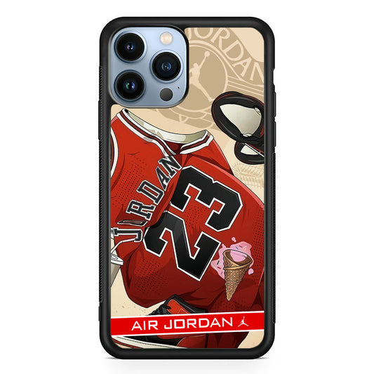 Air Jordan Iconic Jersey iPhone 15 Pro Case - Carneyforia