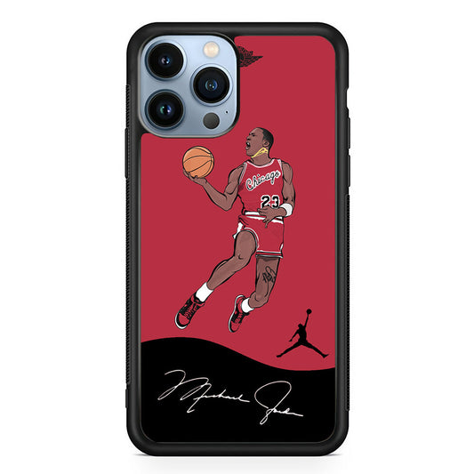 Air Jordan Jump Shoot iPhone 15 Pro Case - Carneyforia