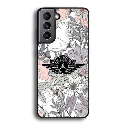 Air Jordan Logo Flower Aesthetic Samsung Galaxy A16 Case - Carneyforia