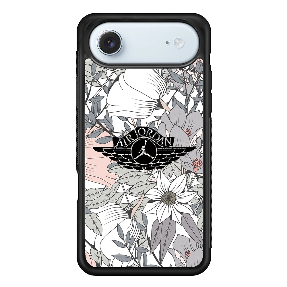 Air Jordan Logo Flower Aesthetic iPhone 17 Air Case