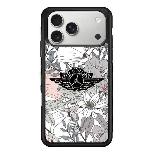 Air Jordan Logo Flower Aesthetic iPhone 17 Pro Max Case