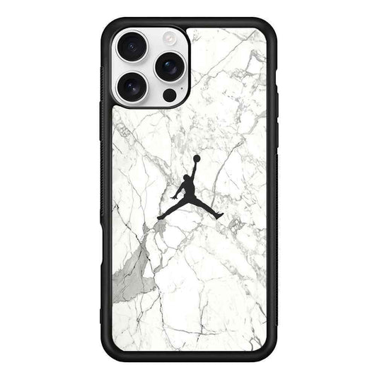 Air Jordan Marble Soft Black iPhone 16 Pro Max Case